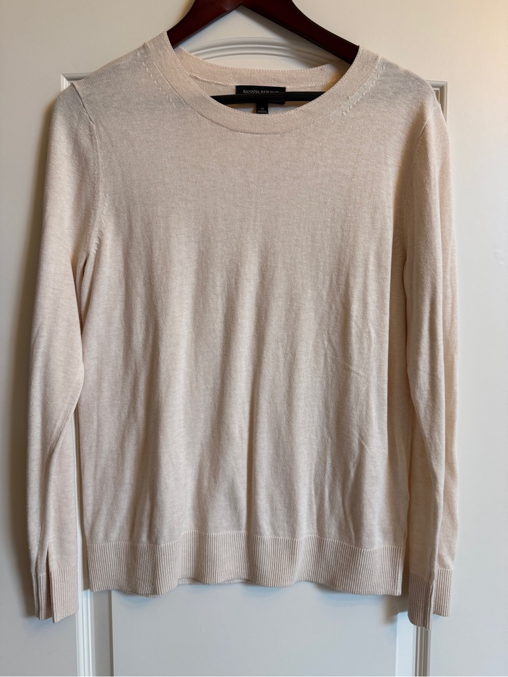 Banana Republic Soft Cream Crewneck Sweater